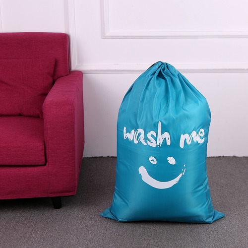 Bolsa De Lavandería Plegable Multifuncional De Nylon Con Cor