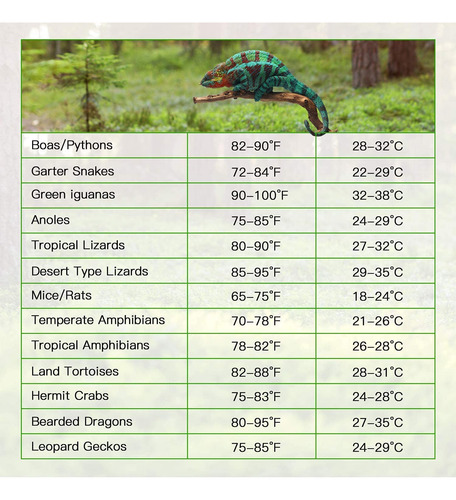 Alfombrilla Calefactora Para Reptiles Ipower, 8 X 12 Pulgada