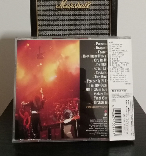 Yngwie Malmsteen- Fire & Ice. Cd Japan C/obi. (Usado)