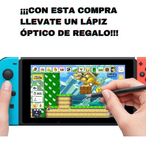 Imagen 2 de 10 de Accesorio Nintendo Switch Joycon Rueda Neon Mario Bros Kart