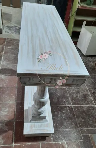 Mesa De Arrime Restoration Hardware 1.40 M X 0.40 M.