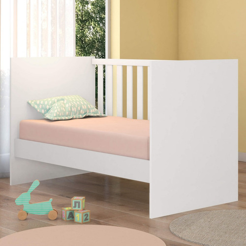 Berço Mini Cama Doce Sonho Qmovi Branco Fg