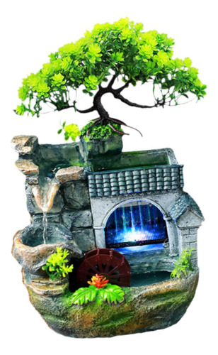 Fonte De Água Interna Com Luz Mini Cachoeira Eua 110v Plug