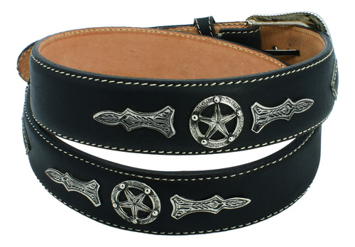 Cinturón Unisex Vaquero Sheriff Con Estoperoles