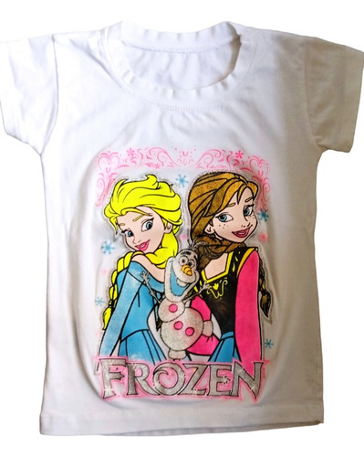 Franela Niña Frozen Talla 4