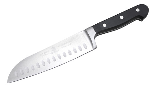 Cuchillo Santoku Profesional Forjado En Acero Alemán Inox