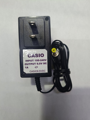 Eliminador Casio Genérico 9.5vdc 1a Para Diversos Teclados (Usado)
