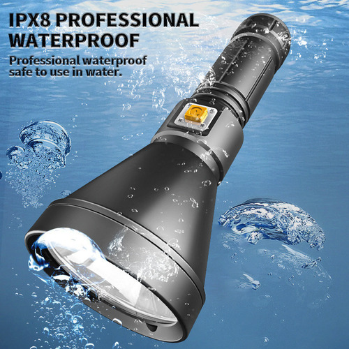 Lanterna Ultra Potente De Mergulho Ao Ar Livre Xhp90