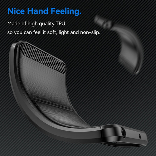 Generic Capa De Telefone Tpu Preta Para Motorola Moto Edge