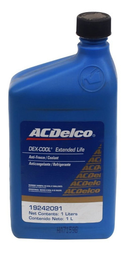 Refrigerante Dex-cool Concentrate Acdelco 1 Litro