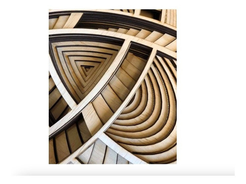 Vector 3d Mándala Céltica Multicapa Corte Láser Cnc W091