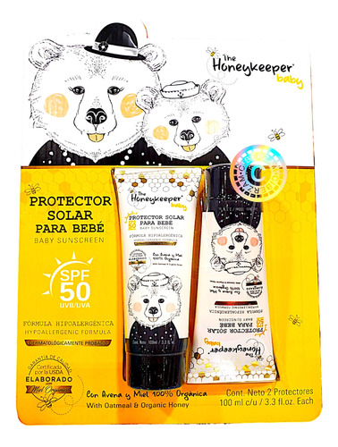 Protector Solar Para Bebe  The Honeykeeper Spf50
