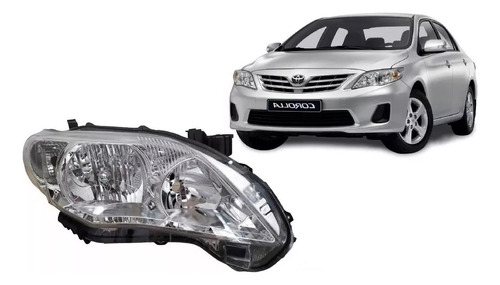 Optica P/ Toyota Corolla 2011 2012 2013 2014 Xli