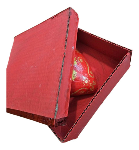 Corazones De Cartoneria - (papel Mache)
