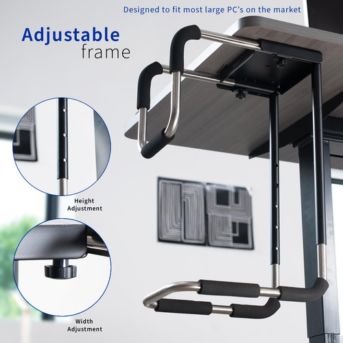 Soporte Para Cpu Vivo X-large, Resistente, Ajustable, 30 Kg