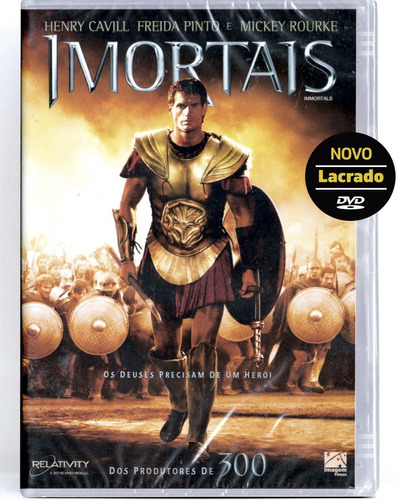 Dvd Imortais - Com Henry Cavill - Original Novo Lacrado