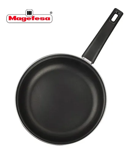 Batería De Cocina Magefesa Zafiro Negra Set 7 Piezas