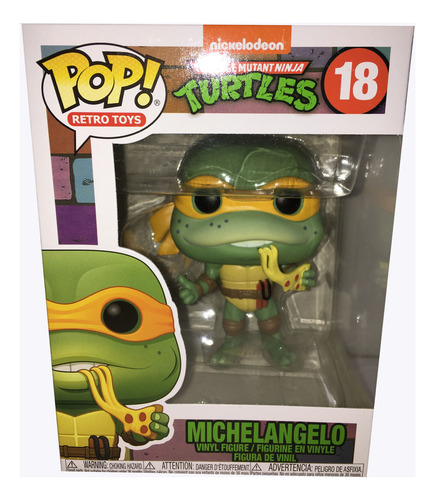 Funko Pop Retro Toys Tortugas Ninja Michelangelo 18