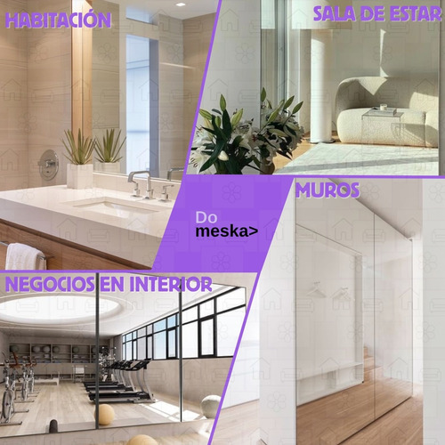 Panel Espejo Bcc Placa Decorativa Flex 1.22x2.44 M Inmatmex