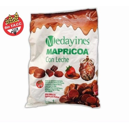 Chocolate Mapricoa Medayines Con Leche X1kg