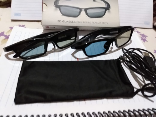 Kit 2 Óculos 3d LG Ag-s350 + 2 Controle Remoto