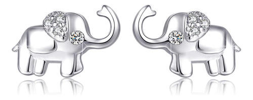 Pendientes De Elefante Para Mujer, Pendientes De Plata De Le