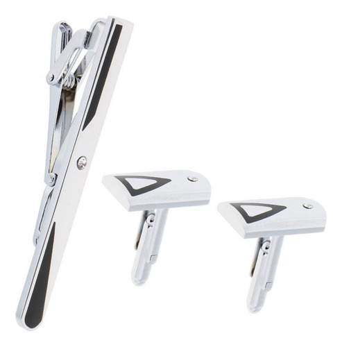 Ba Juego De Gemelos Con Clip Compatible Con Corbata