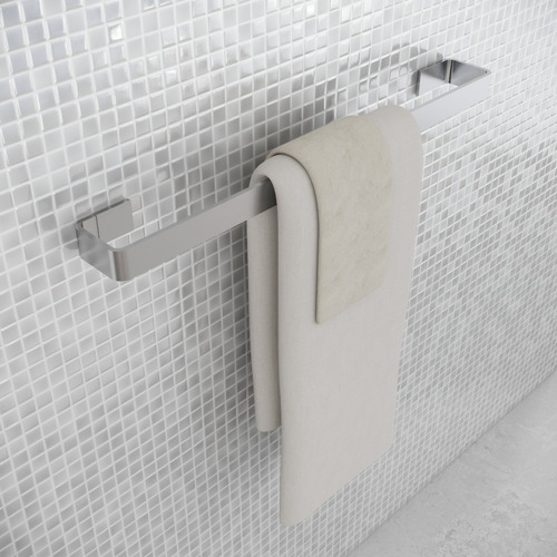 Kit Acessórios Para Banheiro Inox E Cromado Brilho 6 Peças