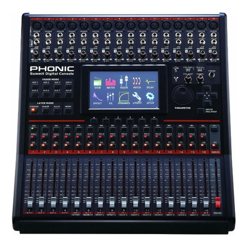 Mesa De Som Mixer 16 Canais Phonic Summit Digital Console