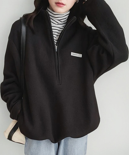 Sudadera Hoodie Mujer Forro Polar Más Terciopelo Con Cierre