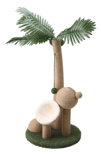 Rascador Para Gatos Con Forma De Cocotero De La Selva Tropic
