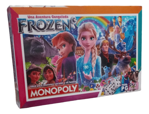 Juego De Mesa Monopoly Frozen Monopolio
