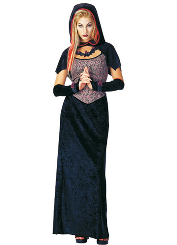 Disfraz De Doncella Rosa Negra Para Mujer Talla: Std