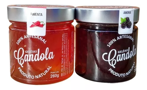 Geléia Morango com Pimenta Toque Natural 200gr - Von Aroma