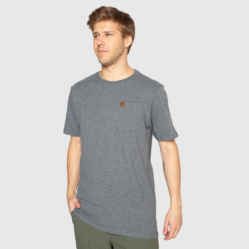 Polera Hombre Bandurria Gris Oscuro