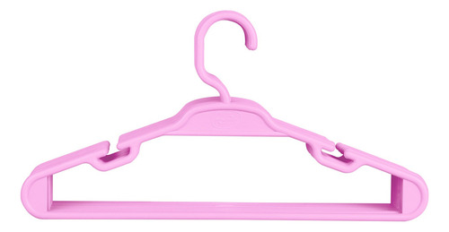 Cabide Infantil Rosa 200 Unidades Atacado