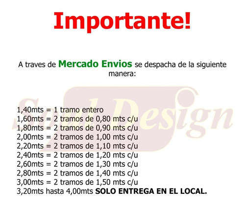 Imagen 2 de 8 de Riel Europeo Para Cortinas De 2,20 Mts