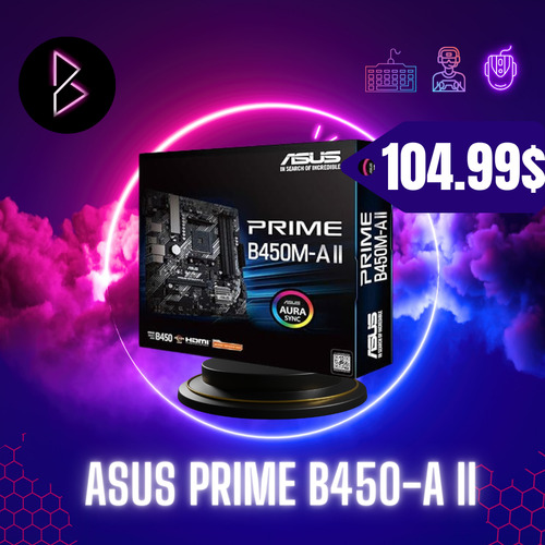 Tarjeta Madre Asus Prime B450m-a Ii Amd Am4