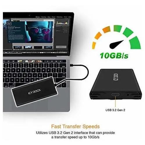 Icy Dock M.2 Nvme A Usb 3.2 Gen 2 (10 Gbps) Thunderbolt 3/