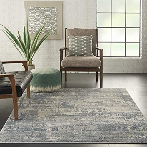 Nourison Concerto Rustic Grey/beige 5'3  X 7'3  Alfombra De 