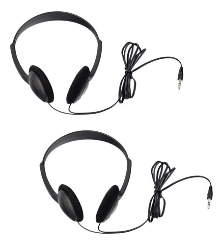 2 Auriculares Estéreo Con Cable De 3,5 Mm Para