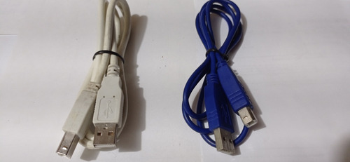 Cable Usb 2.0 Computadora Impresora Azul, Negro, Gris Nuevo