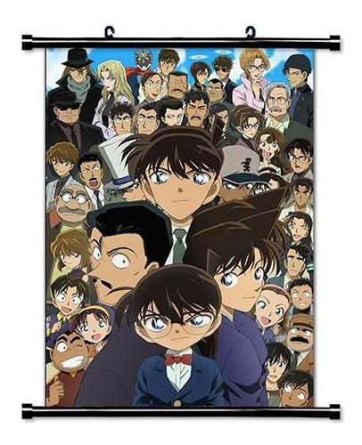 Detective Conan - Póster De Desplazamiento De Pared De Tela 