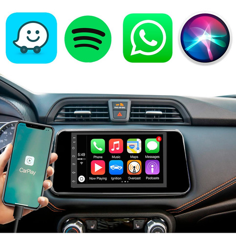 Kit Central Multimidia Carplay Versa 21 22 23 Tv Online Wifi