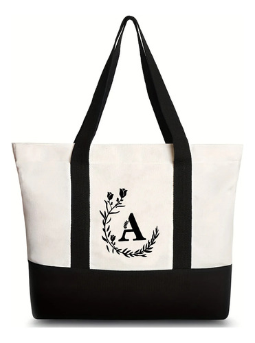 Bolso De Lona Con La Letra Y, Urban Simplicity, Cierre De Cr