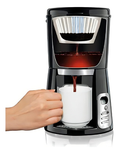 Cafetera Eléctrica Programable 10 Tazas Hamilton Beach Color Negro 110v