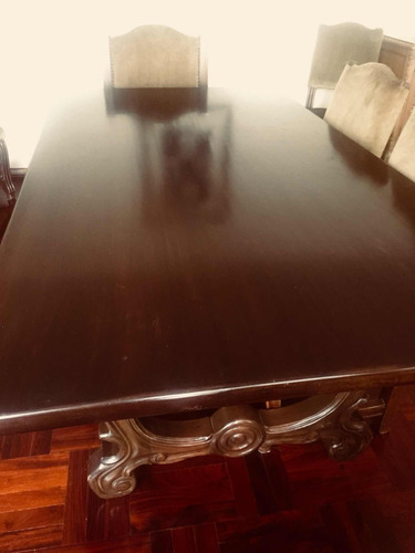 Mesa De Comedor De Caoba