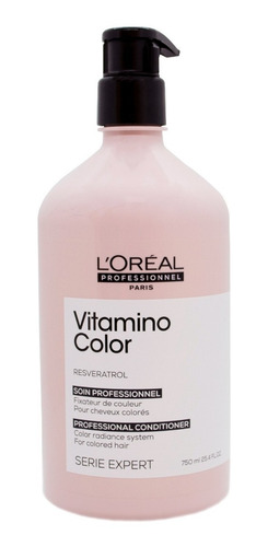 Imagen 1 de 4 de Loreal Vitamino Color Acondicionador Cabello Teñido X 750 Ml