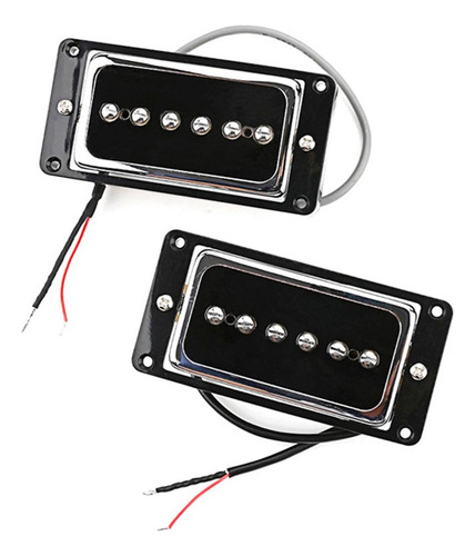 Black Alnico 5 Single Pickup P90 Barra De Jabón Para