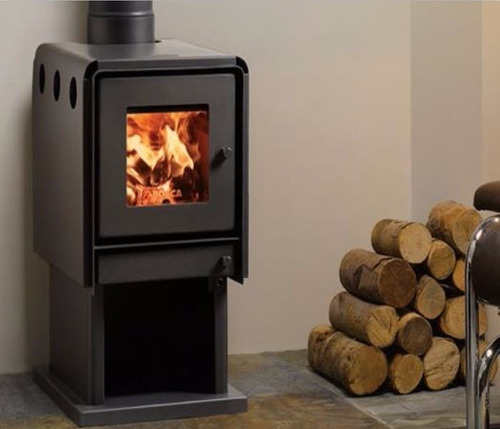 Imagen 4 de 6 de Calefactor Leña Bosca Limit 380 + Kit Chimenea 4m Pot 11.5kw